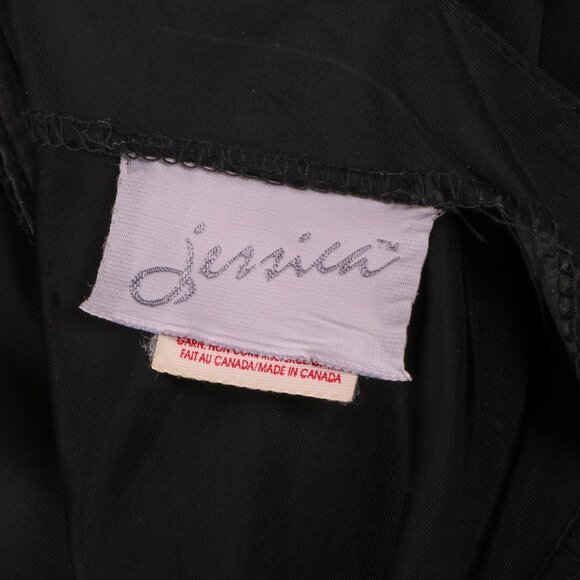 Vintage Jessica Satin Acetate Midi Dress Sweetheart Neckline Spaghetti Straps - Picture 10 of 10